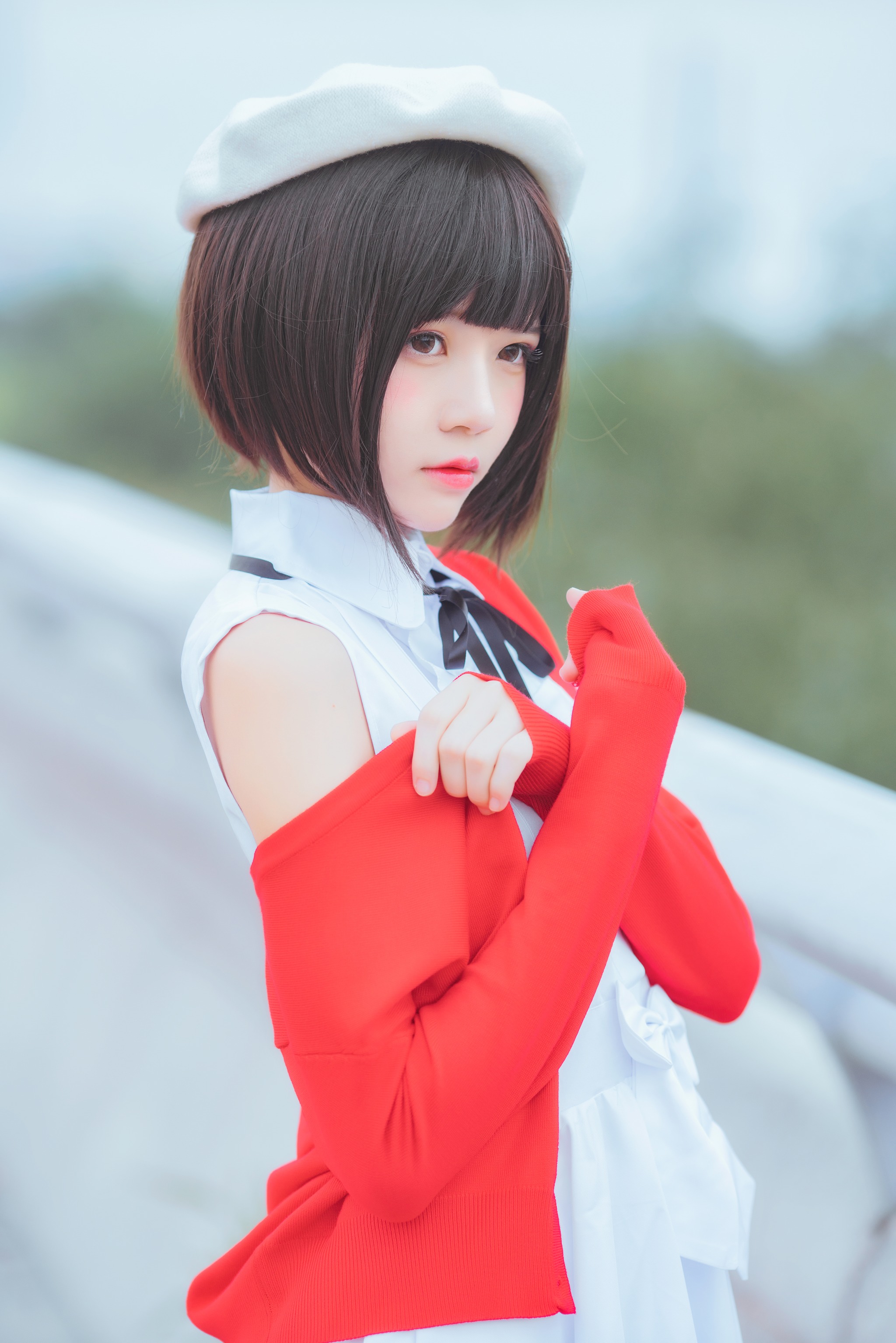 图片[1]-桜桃喵 – NO.028 加藤惠 常服 [33P]-XikXak